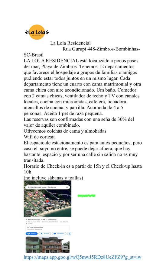 Апартаменти La Lola Residencial Бомбіняс Екстер'єр фото